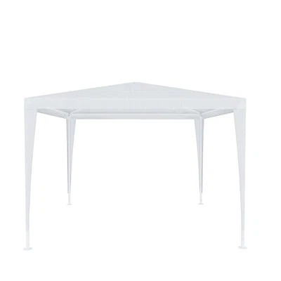 ARREDITALY Gazebo 3x3 m da giardino esterno struttura in acciaio telo impermeabile bianco