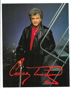 CONWAY TWITTY Raro 8 x 10 TOQUES FINALES Principios de la Década de 1990 FOTO PROMOCIONAL en color - Imagen 1 de 2