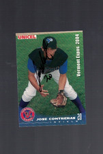 Jose Contreras Vermont Expos Signed 2004 Grandstand Card W/Our COA