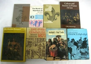 Culture & Society in France 19th Century Paris Commune Bourgeois Cholera 8 Books - Picture 1 of 7