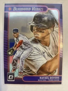 2021 Donruss Optic Rafael Devers Diamond Kings #5 Boston Red Sox - Picture 1 of 2