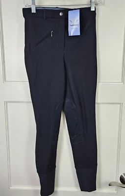 Nuevo con etiquetas Pantalones Tuff Rider Let’s Ride TALLA 26 negros acanalados tiro bajo Foto 1 de 4