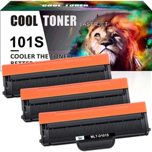 3PK For Samsung MLT-D101S Toner ML-2160 ML-2165W SCX-3405W SF760P SCX-3400 3406W - Picture 1 of 11