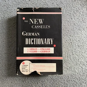 The New Cassell's German Dictionary by Karl Breul -used- see details below !!! - Picture 1 of 7