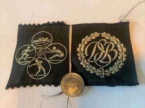 German Army Military Cloth DSB Sports & Rare Athletics Patch WW2 Original - Picture 1 of 4
