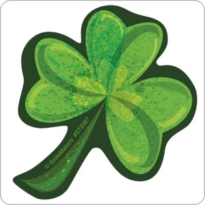 25 Shamrock Stickers Party Favors Teacher Supply St Patrick's Day - Picture 1 of 1