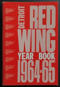 1964-65 Detroit Red Wings Media Guide Press NHL, Gordie Howe, Alex Delvecchio - Picture 1 of 6