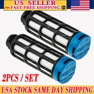 2PCS New Festo U-1/4 2316 Silencer Festo U-1/4 2316 USA STOCK FAST FREE SHIPPING - Zdjęcie 1 z 7