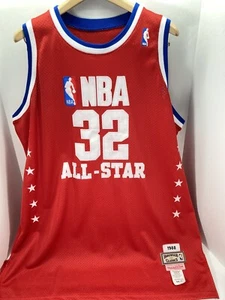 Mitchell Ness Magic Johnson 1988All Star Jersey Men Sz 2XL 52 Red Mesh Vintage - Picture 1 of 16