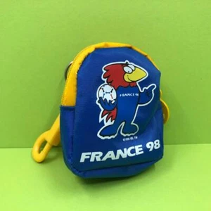 Portachiavi vintage Francia 98 Coppa del Mondo tifosi di calcio Footix anni '90 - Foto 1 di 5