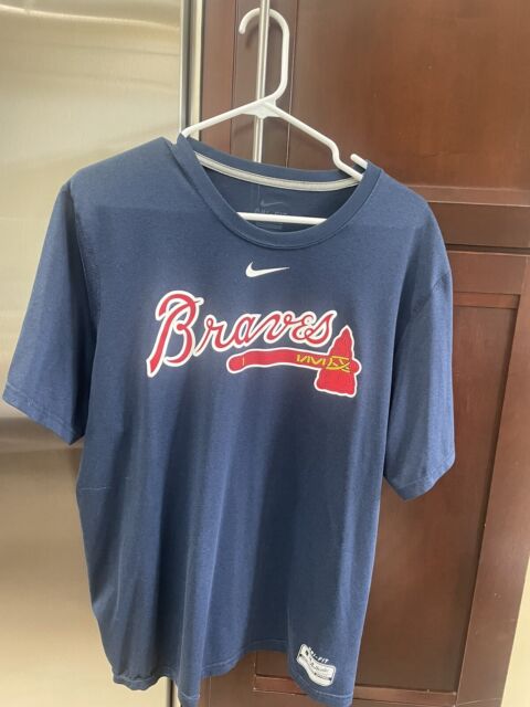 Men's Atlanta Braves Nike Navy MLB Chop Local Phrase T-Shirt