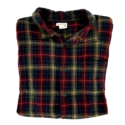 Рубашка мужская Carbon2Cobalt размер XL серая красная хлопковая фланелевая с подкладкой - Изображение 1 из 4