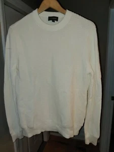 NUEVO EXPRESS Marfil Grueso Cuello Redondo Tejido con Cable Suéter para Mujer Talla Mediana - Imagen 1 de 3