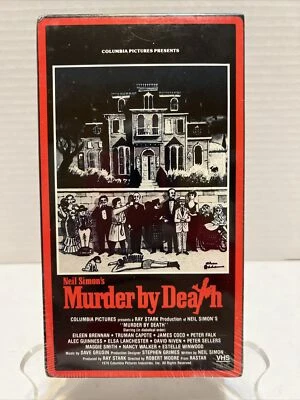 Murder By Death VHS Sealed Watermark 1985 Peter Falk RCA Columbia READY TO GRADE - Image 1 of 4