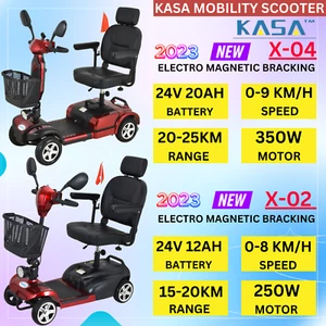 Electric Mobility Scooter Portable Elderly Handicap 4Rear Wheel Smart E-Scooter - Picture 1 of 25