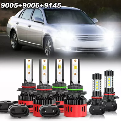 Kit combinado de faros LED altos/bajos + bombilla antiniebla 6000K para Toyota Avalon 2000-2007 Foto 1 de 4