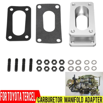 Adaptador colector carburador 99004250 para Toyota Tercel 1982-86 Corolla 1976-1983 Foto 1 de 4