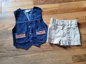Vintage Billy the Kid 2-Piece Outfit Set Size 7 Cowboy - Picture 1 of 13