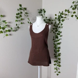 brown 2000's boho fairy grunge o-ring shoulder straps - vintage requirements - Picture 1 of 5