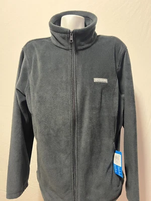 Chaqueta polar gris oscuro Columbia para mujer con cremallera 1X talla grande nueva con etiquetas Foto 1 de 4
