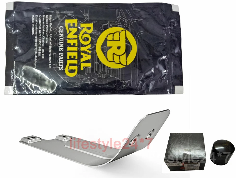 Royal Enfield Twins Interceptor 650 alluminio Sumpguard Coppa protezione