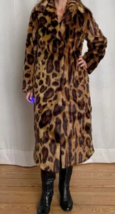 Pelz Mantel Leopard Ozelot Jaguar Animal Print, Gr. S - WIE NEU! PREISREDUZIERT! - Bild 1 von 15