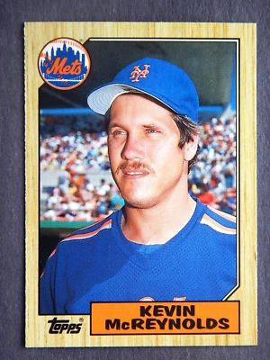 Kevin McReynolds #76T  Topps Traded 1987 Baseball Card (New York Mets) - Image 1 of 2