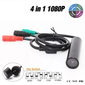 Lipstick style Mini BNC Coax Bullet Camera 1080P 2.8mm Lens -US Shipping - Picture 1 of 6
