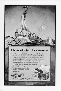 1931 Whitman's Chocolates Vintage Collectible Print AD Peter Hurd Artist (270) - Picture 1 of 1