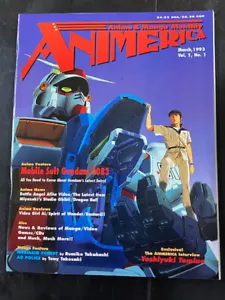 Animerica Band 1 Nr. 1 Premierenausgabe Anime März 1993 Monatszeitschrift Gundam - Bild 1 von 2