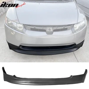 Fits 06-08 Honda Civic Sedan Mugen Style Unpainted Front Lip Chin Spoiler - PU - Picture 1 of 7