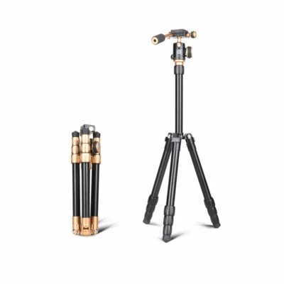 QZSD Camera Tripod Q066 Lightweight with Carry Bag Panhead For All Cameras Mount - Image 1 of 4
