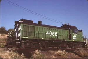 BN Burlington Northern Alco RS3 Kodachrome Original Kodak Slide - Picture 1 of 1
