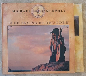 MICHAEL MURPHY “Blue Sky, Night Thunder” LP 1975 Textured Cover & Insert VG+/VG+ - Picture 1 of 2