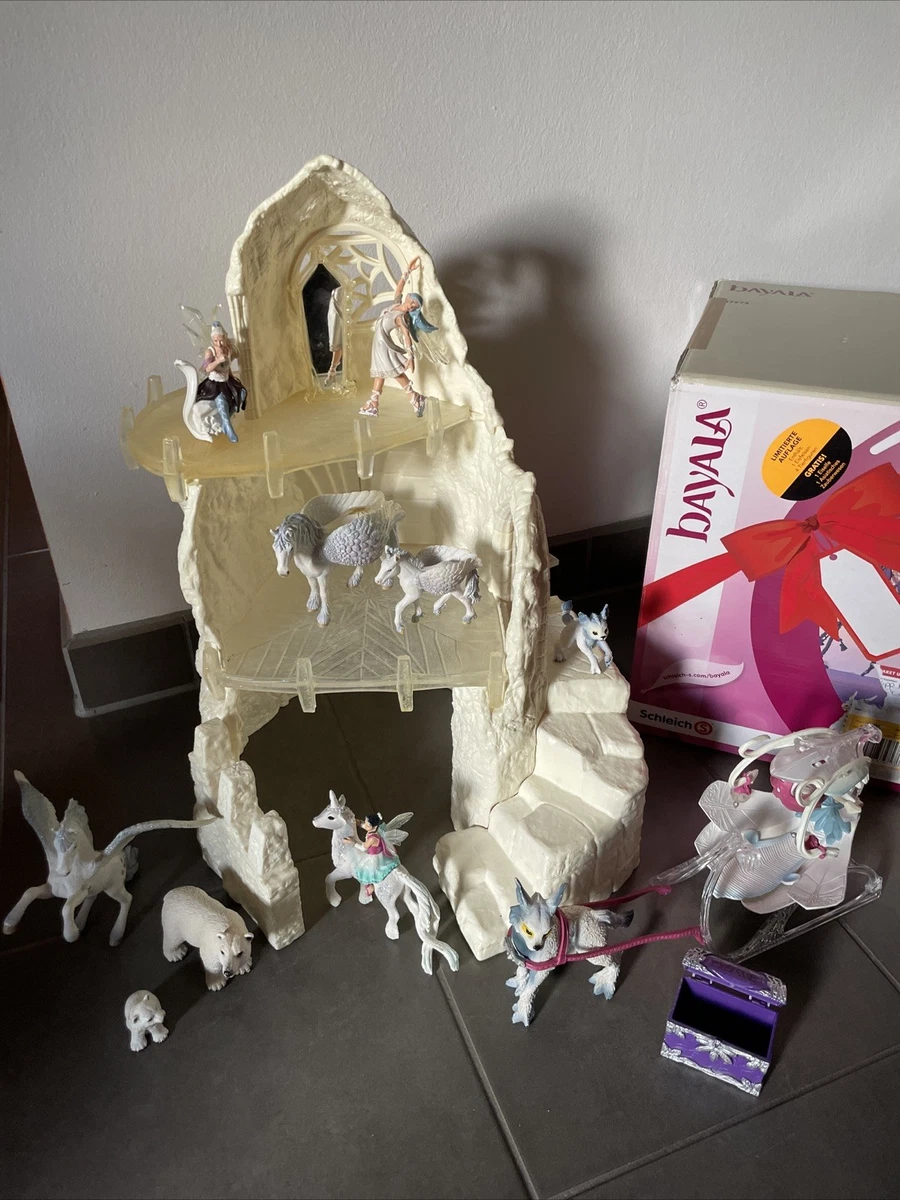Schleich 42184 - Schloss-Dekoration Für Elfenfiguren (9 Teile) - Handbemaltes Spielzubehör