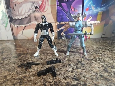 1995 Toybiz Toyfare Exclusive Marvel Mail Away Bullseye Action Figure Lot Spiral - Image 1 of 4