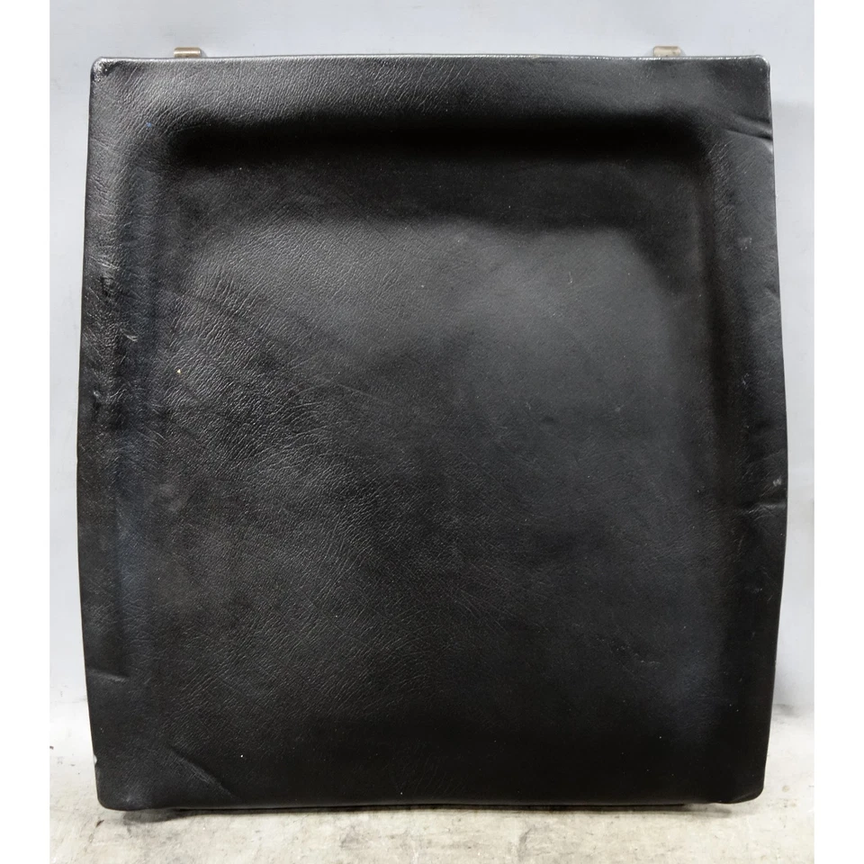 Cubierta de respaldo de asiento básico delantero BMW E30 1984-1991 cuero negro OEM Foto 1 de 4