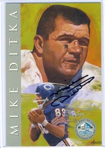 Mike Ditka 1998 HOF Hall Fame Signature Serie Platinum /2500 Autograph Auto - Picture 1 of 2