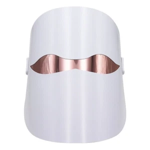 Led Face Mask Light Therapy 3 Color Photon Rechargeable Maintenance Skin Care - Picture 1 of 8