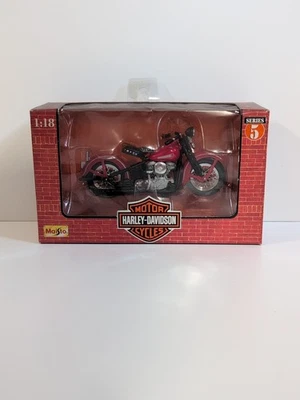 1998 Maisto Harley Davidson 1948 FL Panhead 1:18 Motorcycle-NEW IN BOX - Image 1 of 4