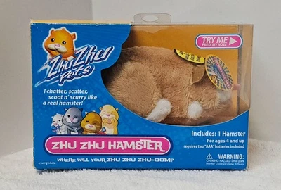 Juguete Cepia 2008 hámster “Mr Squiggles” bronceado Zhu Zhu Pets #86651 Foto 1 de 4