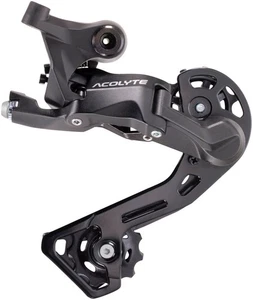 Desviador trasero microSHIFT Acolyte - 8 velocidades, jaula mediana, negro - Imagen 1 de 1