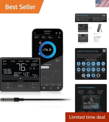 Controller 69 PRO: Smart Grow Controller with Bluetooth & WiFi for Indoor Plants - Image 1 of 4