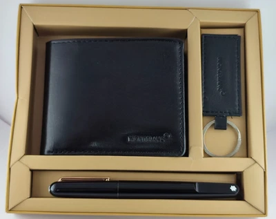 Bolígrafo Montblanc Starwalker | Tinta negra con [cartera de cuero y llavero] Foto 1 de 4