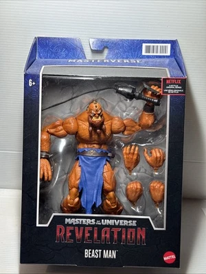 Mattel Figurine 🇫🇷  Masters of the Universe Révélation Beast Man - Photo 1/4