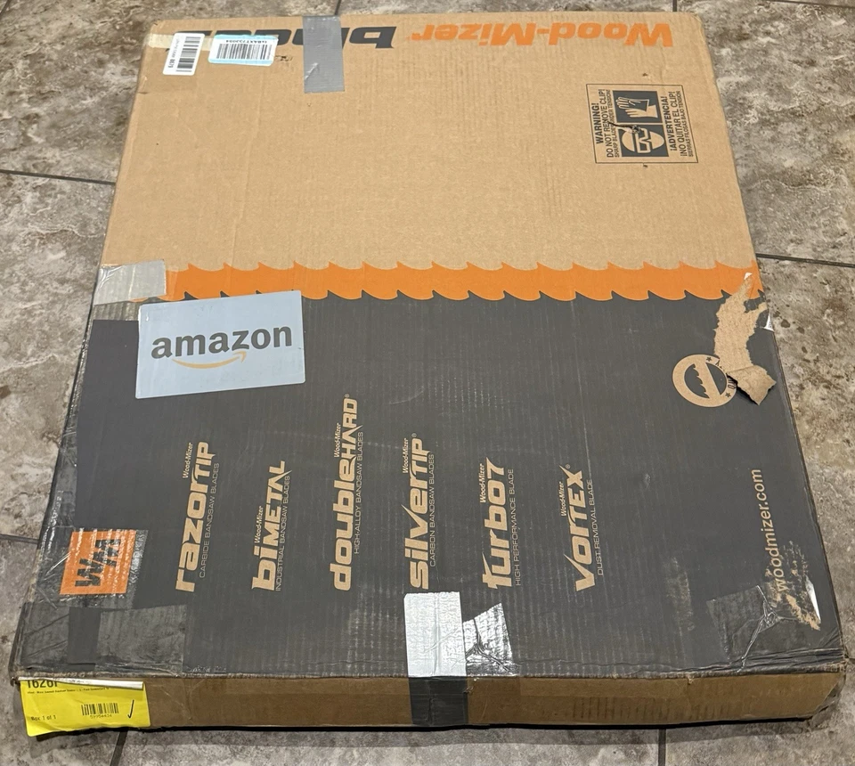 Lâminas de serra de fita para serraria Wood-Mizer 125" pacote com 5 - serragem dupla 10° para todos os fins - Imagem 1 de 4