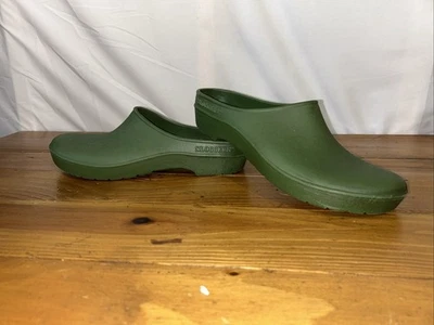 Sloggers Comfort Garden Rain Shoes Waterproof Green Rubber US Size 11 - Stains - Image 1 of 4