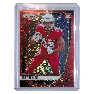 2024 Prizm Trey Benson Rookie Red Prizm Disco /75 Arizona Cardinals #392 - Picture 1 of 2