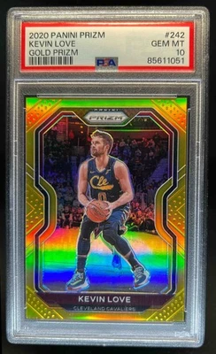 Prizm Kevin Love Gold Prizm #1/10 Cavaliers PSA 10 2020-21 Foto 1 de 2