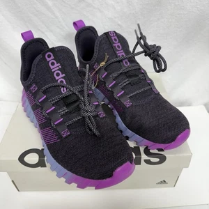 Adidas Kaptir Flow Tenis Niñas Talla 6 Negro Y Púrpura Nuevo En Caja - Imagen 1 de 8